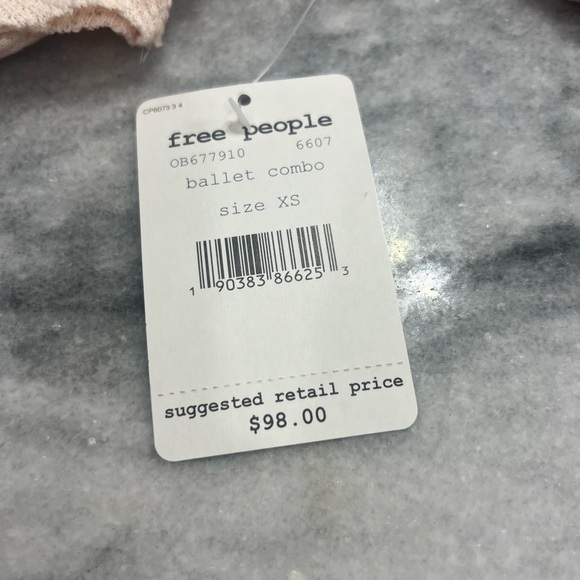 FREE PEOPLE womens XS Blossom Thermal Top In Rose NWT - Picture 11 of 14